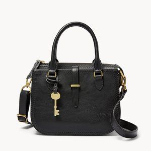 NWT Fossil - Ryder Mini Satchel, Black - ZB7587001